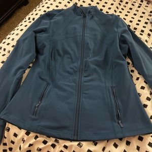 Lulu Define Jacket, XL, 16, NWOT - Dark Teal Blue